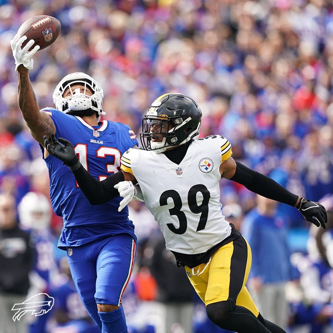 Buffalo Bills WR Gabe Davis’ first-half touchdowns vs Pittsburgh Steelers: Watch