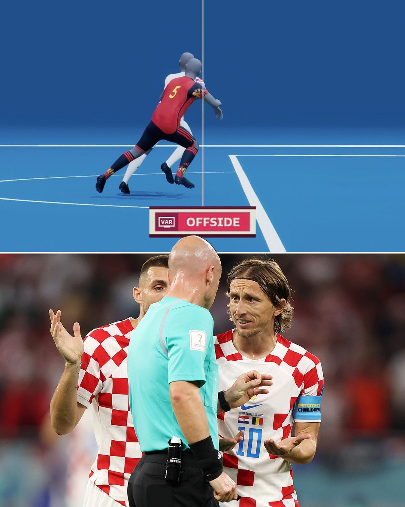 FIFA World Cup 2022: VAR questioned as bizzare offside decision disallows Croatia penalty against Belgium