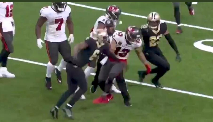 Watch: New Orleans Saints’ Marcus Maye gets involved in Lattimore-Evans scuffle