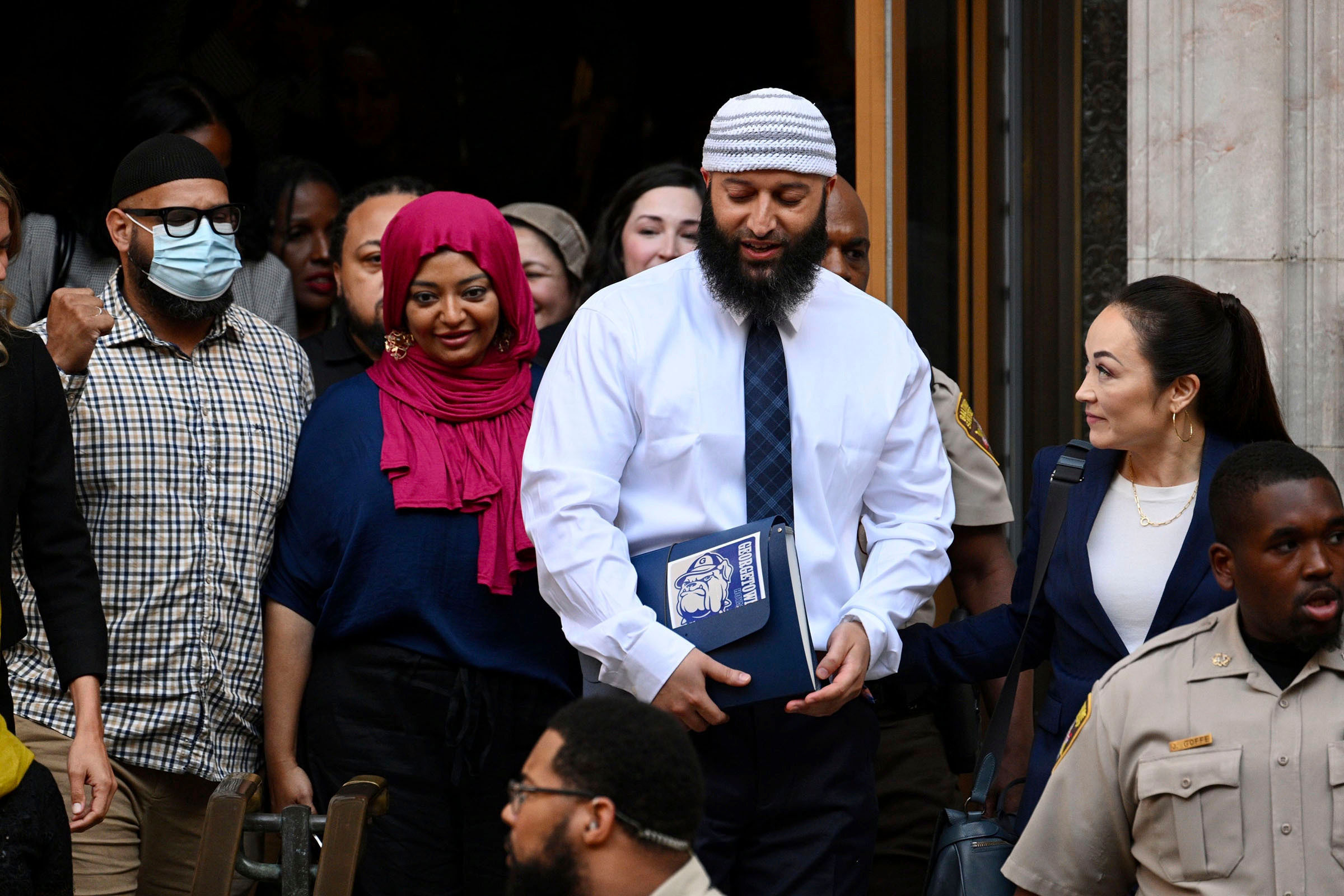 Adnan Syed walks out of court after decades-old conviction overturned: Watch