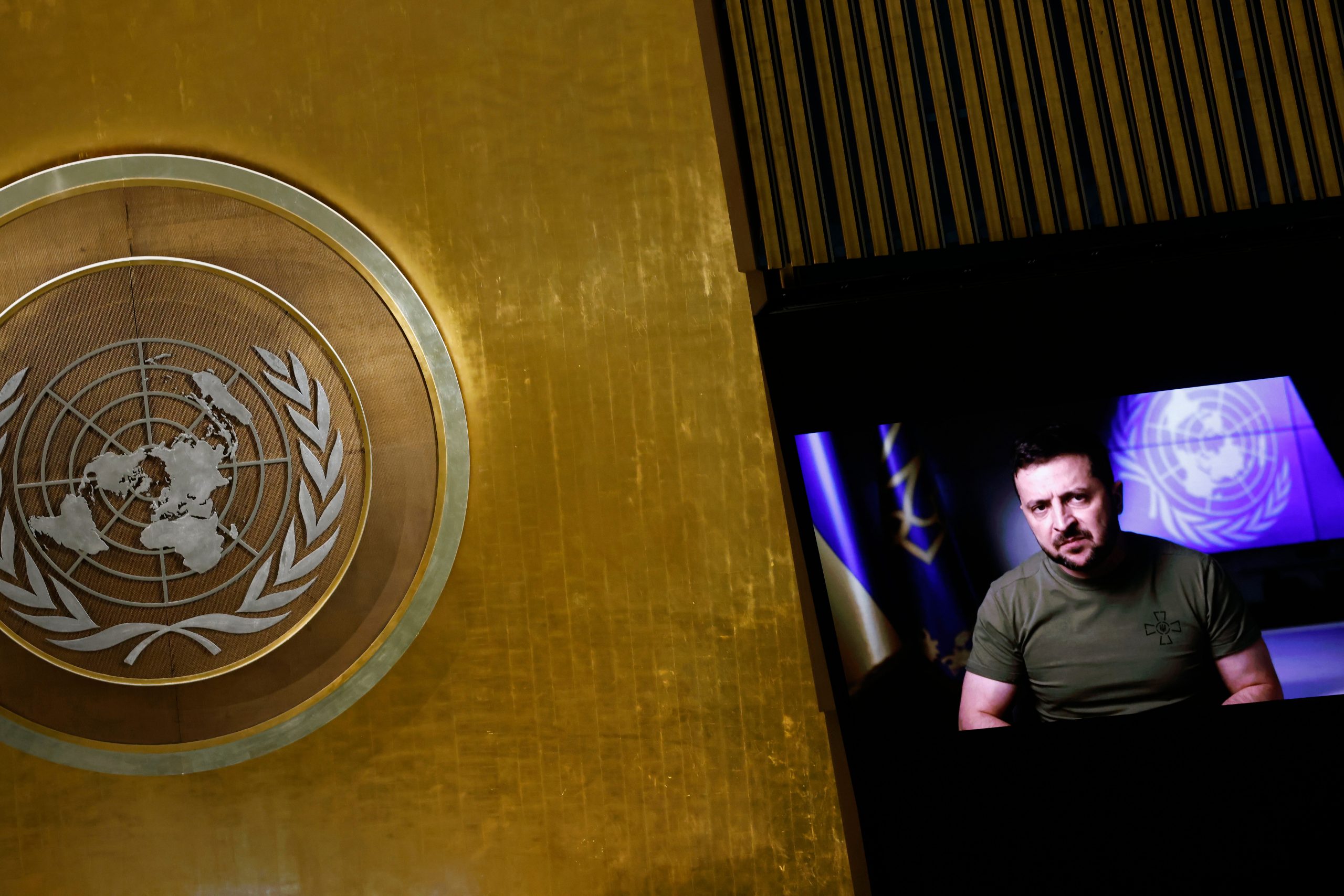 After Joe Biden, Ukraine’s Volodymyr Zelensky makes a case against Russia at UN