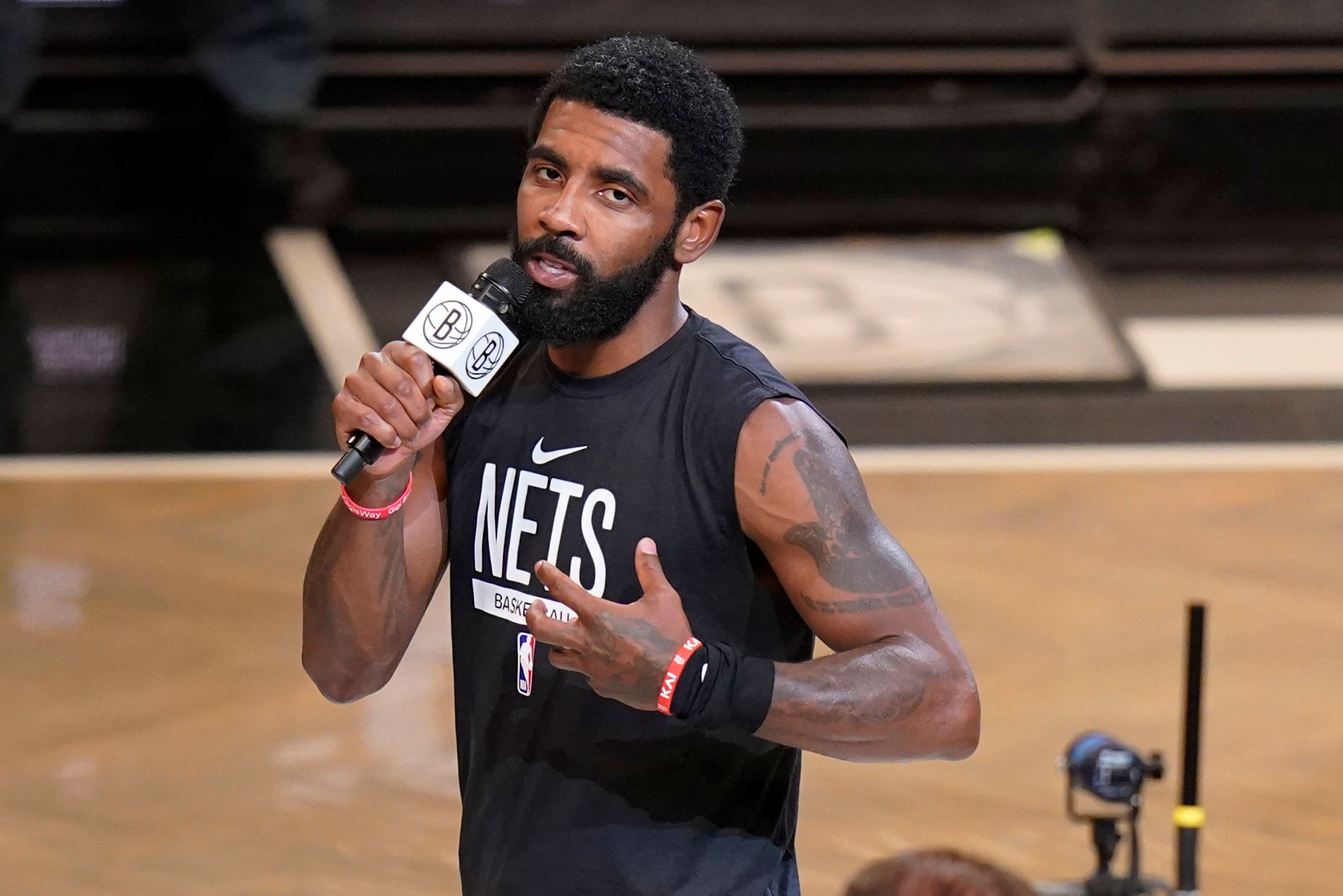 Kyrie Irving: Nike suspends partnership with Nets star after promotion of antisemitic film