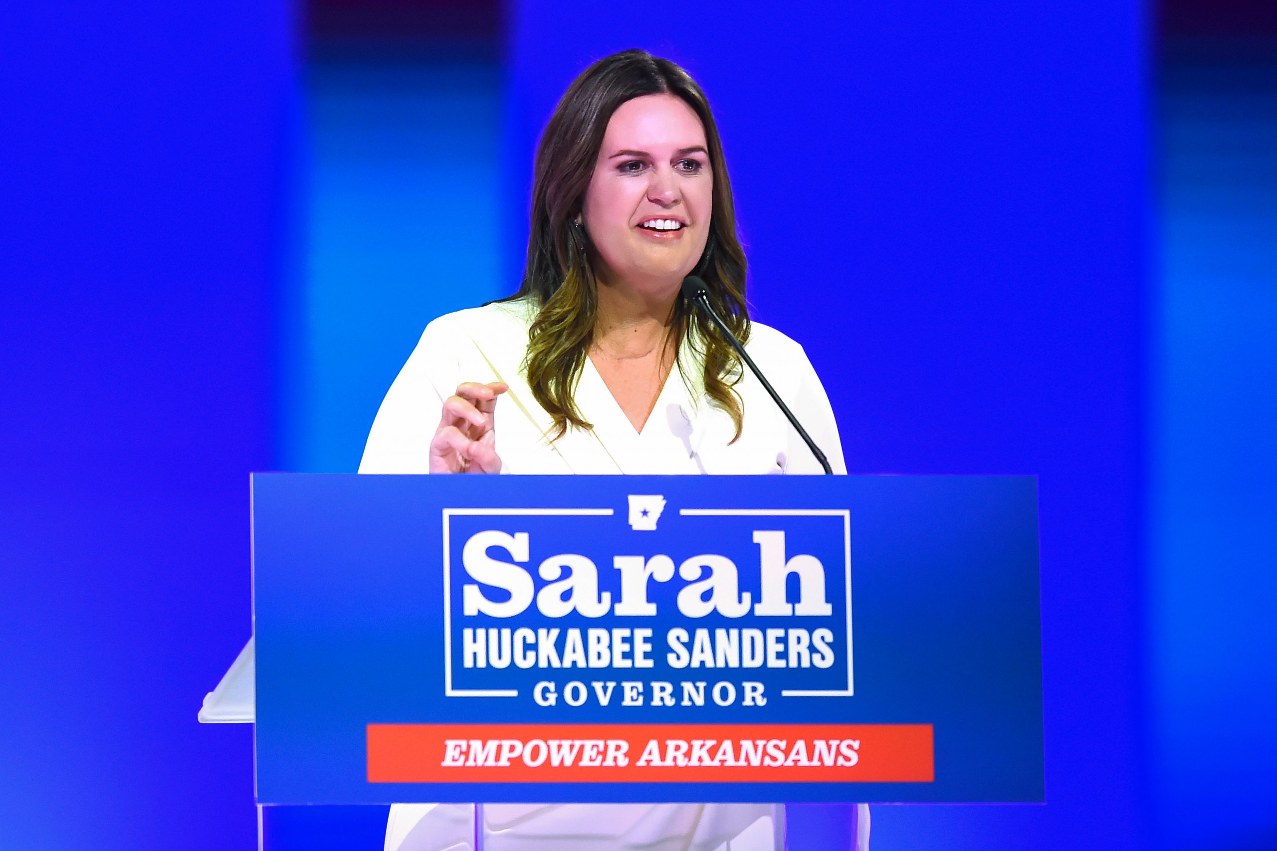 US midterms 2022: Sarah Huckabee Sanders, the first woman elected Arkansas governor