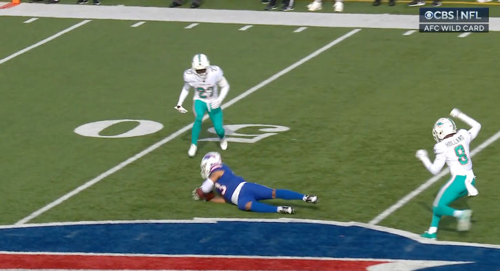 Gabe Davis catch or not? Buffalo Bills vs Miami Dolphins referees take call in playoff game at Highmark