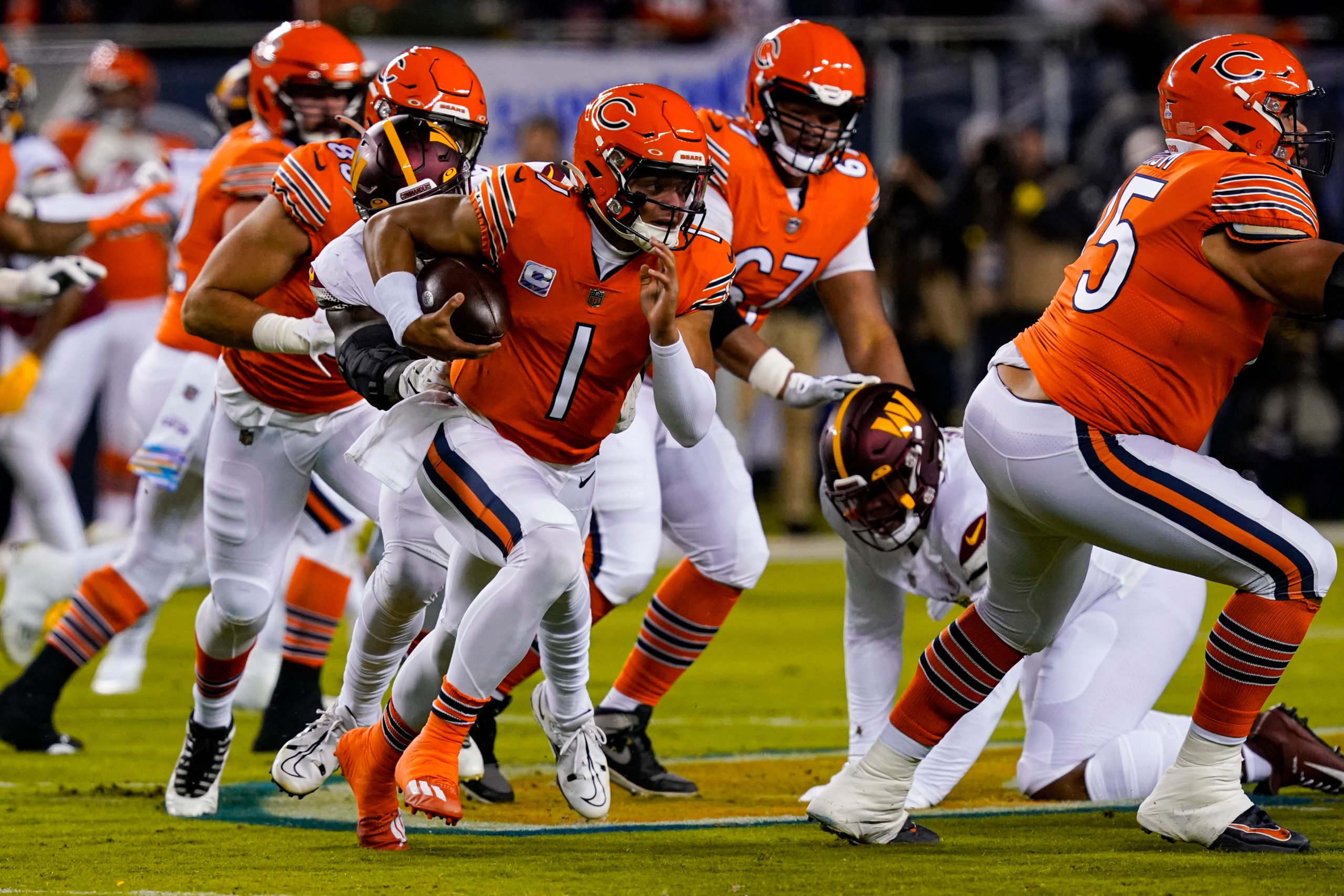 NFL 2022: Why Chicago Bears are wearing orange helmets vs Washington Commanders