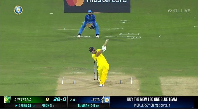 Cameron Green smashes Jasprit Bumrah for 2 sixes, one four: Watch