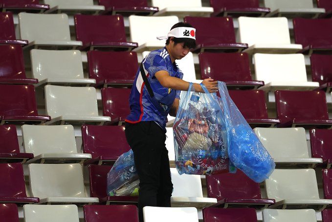 FIFA World Cup 2022: Japan fans praised for cleaning Khalifa International Stadium after win over Germany