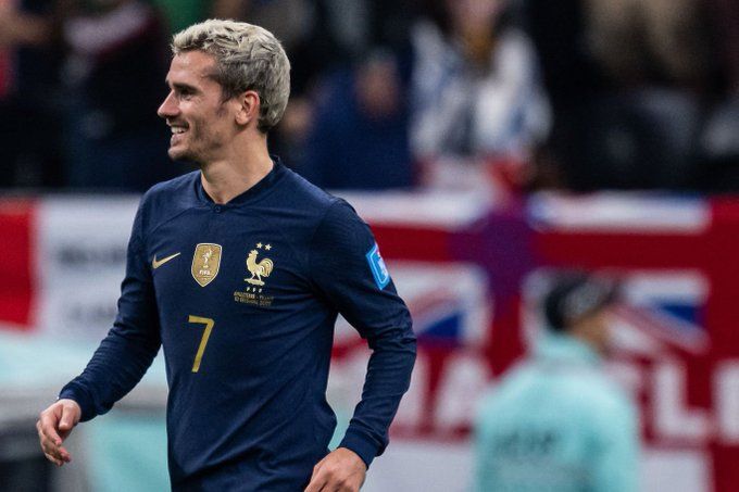 Antoine Griezmann #7 France National Team 2022-23 Qatar World Cup- Hom -  Praise To Heaven