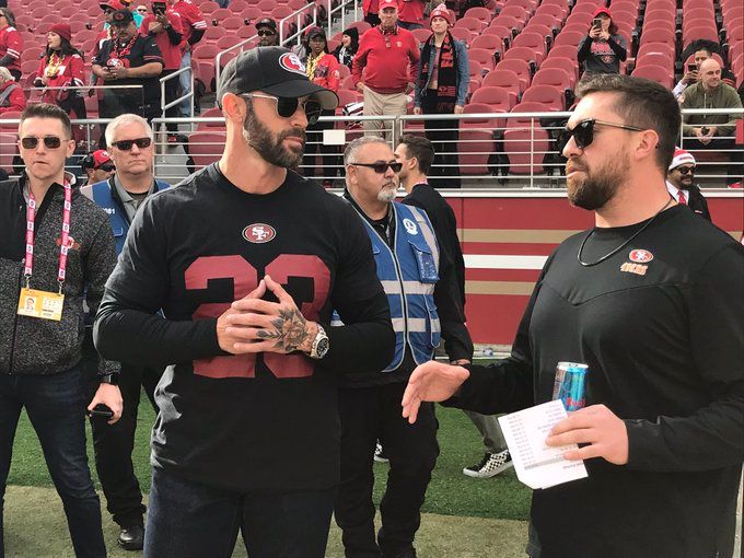 Giants’ Gabe Kapler dons Christian McCaffrey jersey, attends San Francisco 49ers vs Miami Dolphins: Watch