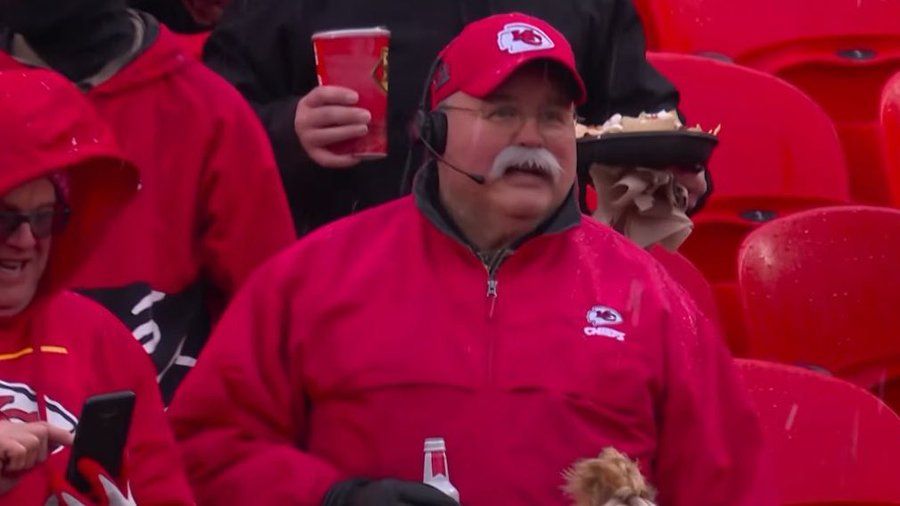 Andy Reid look-alike spotted at Kansas City Chiefs vs Jacksonville Jaguars divisional game at Arrowhead: Watch