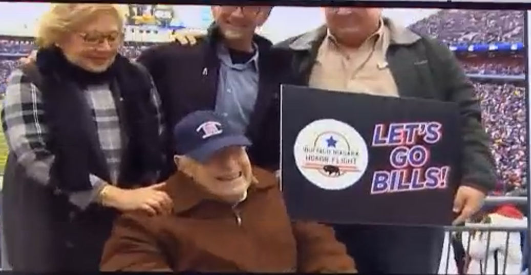 Who is Bill Gosh, World War II veteran honoured at Highmark Stadium ahead of Buffalo Bills vs New York Jets?