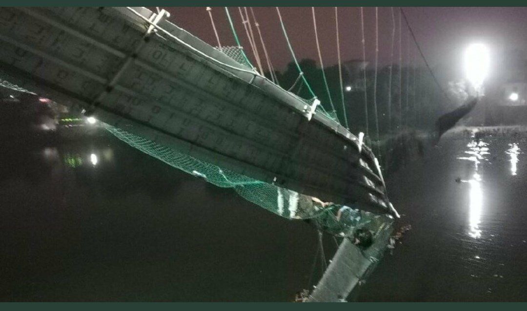 Gujarat bridge collapse: Recent repairs on the cable bridge in Morbi