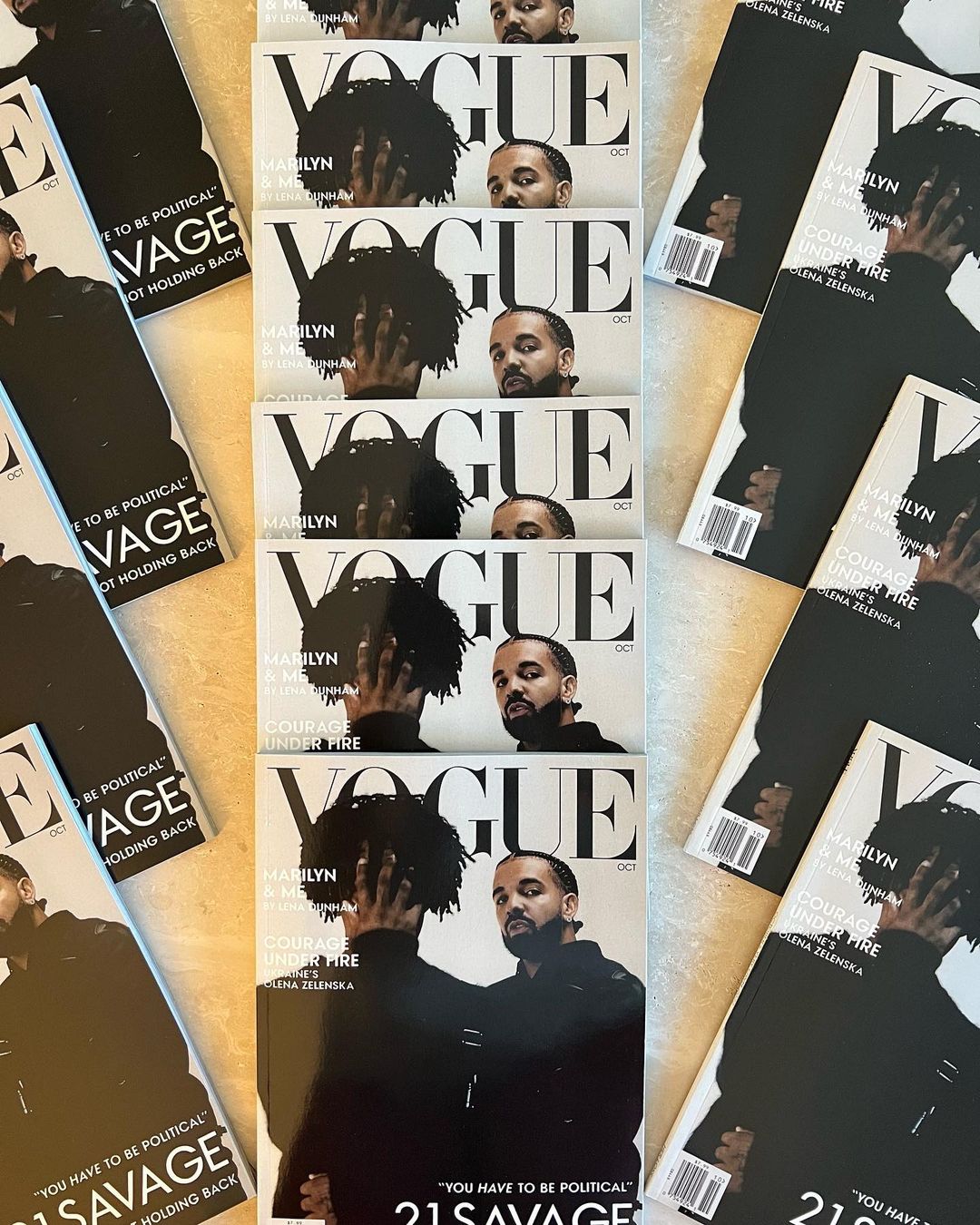 Cond Nast files lawsuit against Drake, 21 Savage for faking Vogue cover
