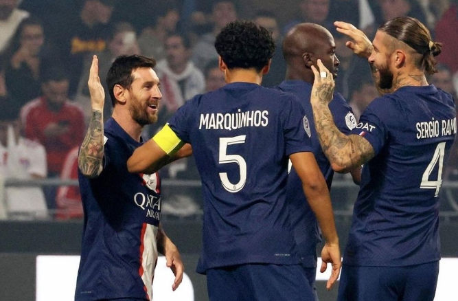 Lionel Messi creates history with Ligue 1 goal against Lyon