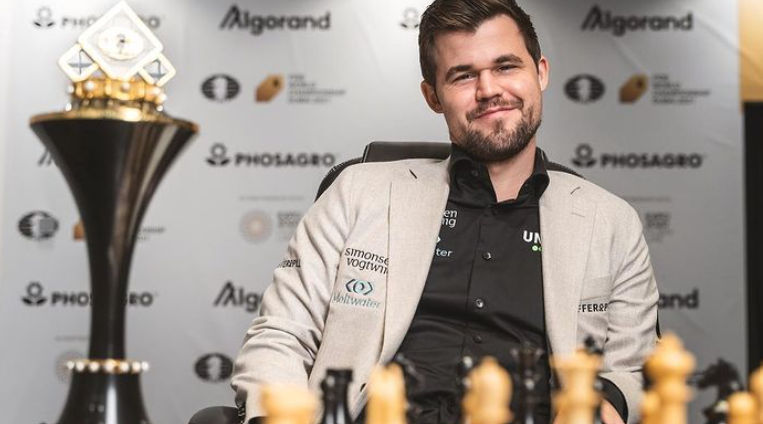 Magnus Carlsen defeats Indian Grandmaster Arjun Erigaisi on Day One of Julius Baer Generation Cup
