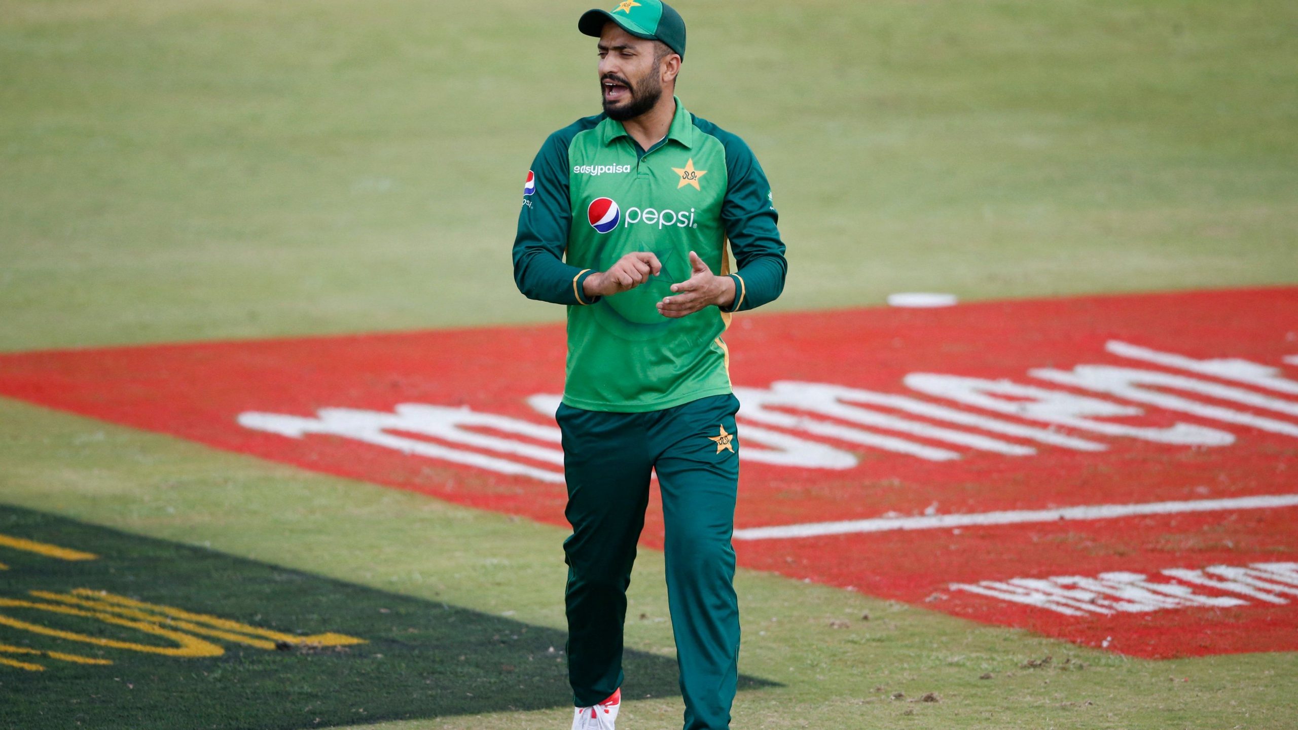 Distressed Mohammad Nawaz sits on pitch after his shot hits Pakistan teammate Shan Masood: Watch