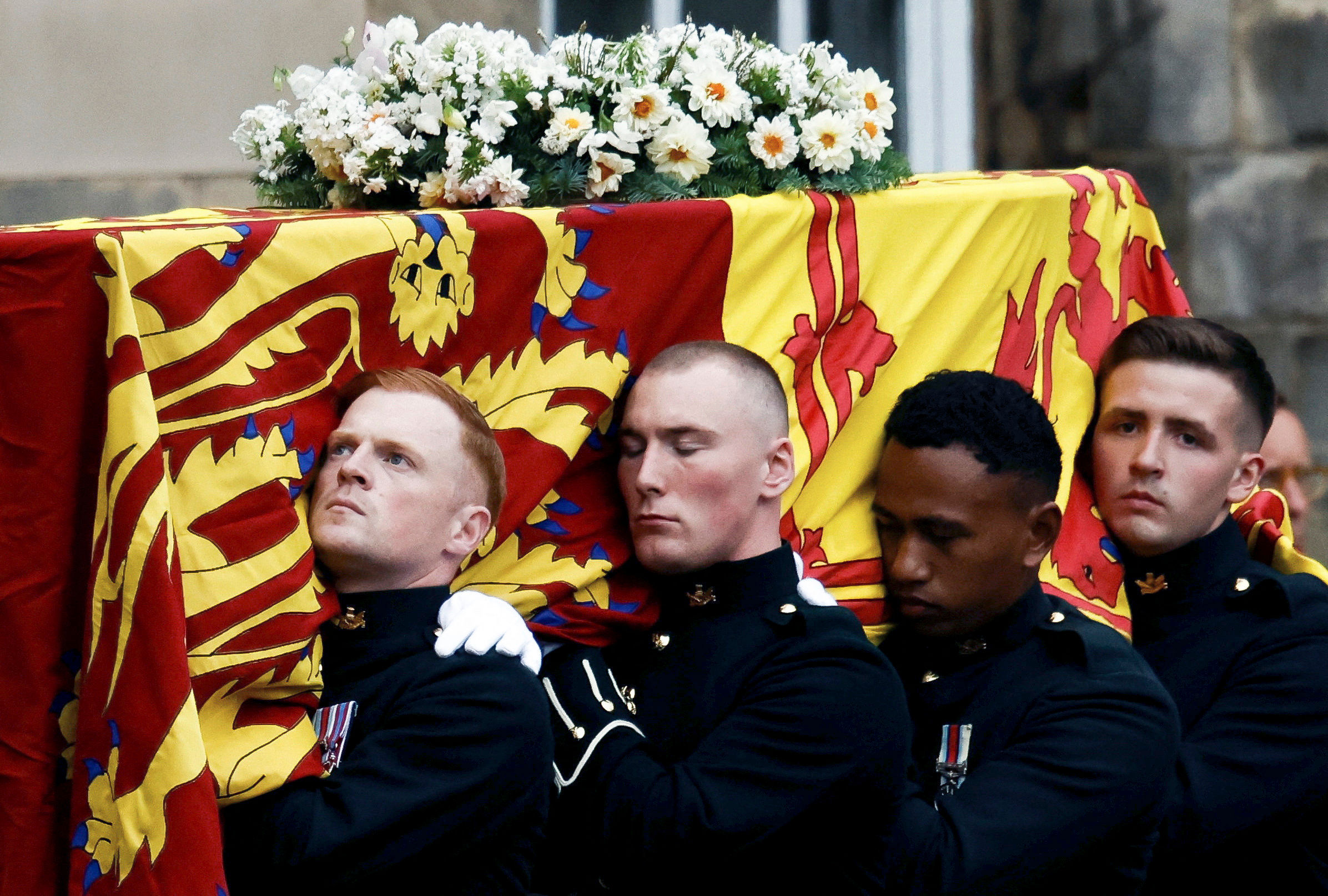 King Charles III escorts Queen Elizabeth II’s hearse: Watch
