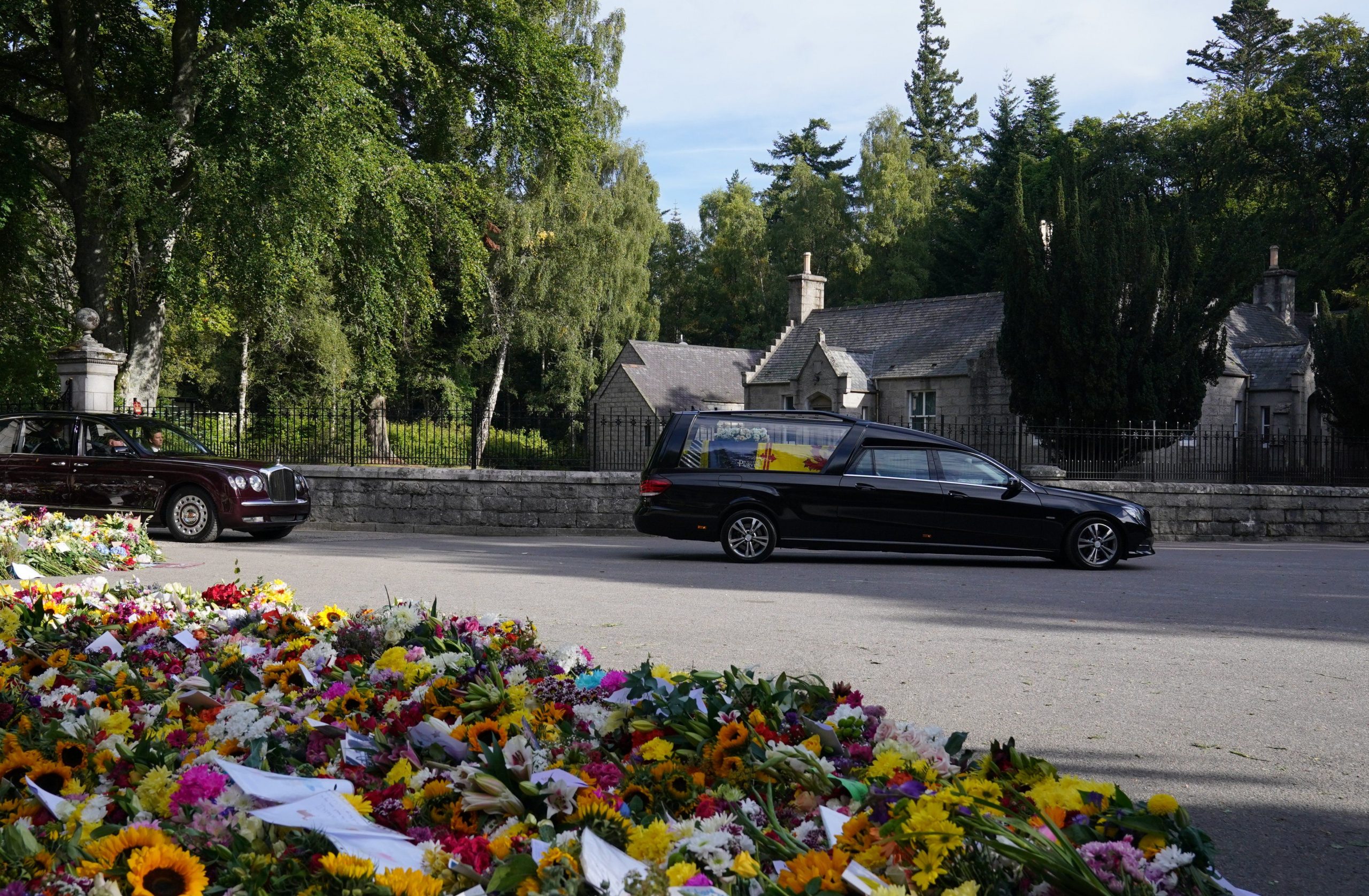 Queen Elizabeth II’s coffin leaves Balmoral, en route to Edinburgh: Watch
