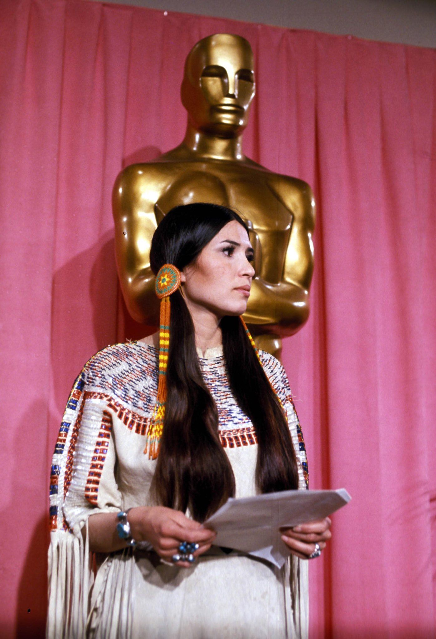 Sacheen Littlefeather at 1973 Oscars: Read the Native American actor’s full speech here