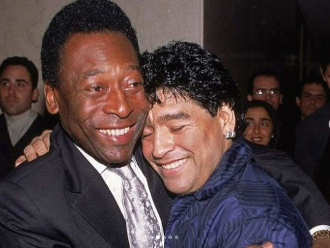 Pele’s message on Diego Maradona’s death finally comes true as Brazilian football star dies at 82