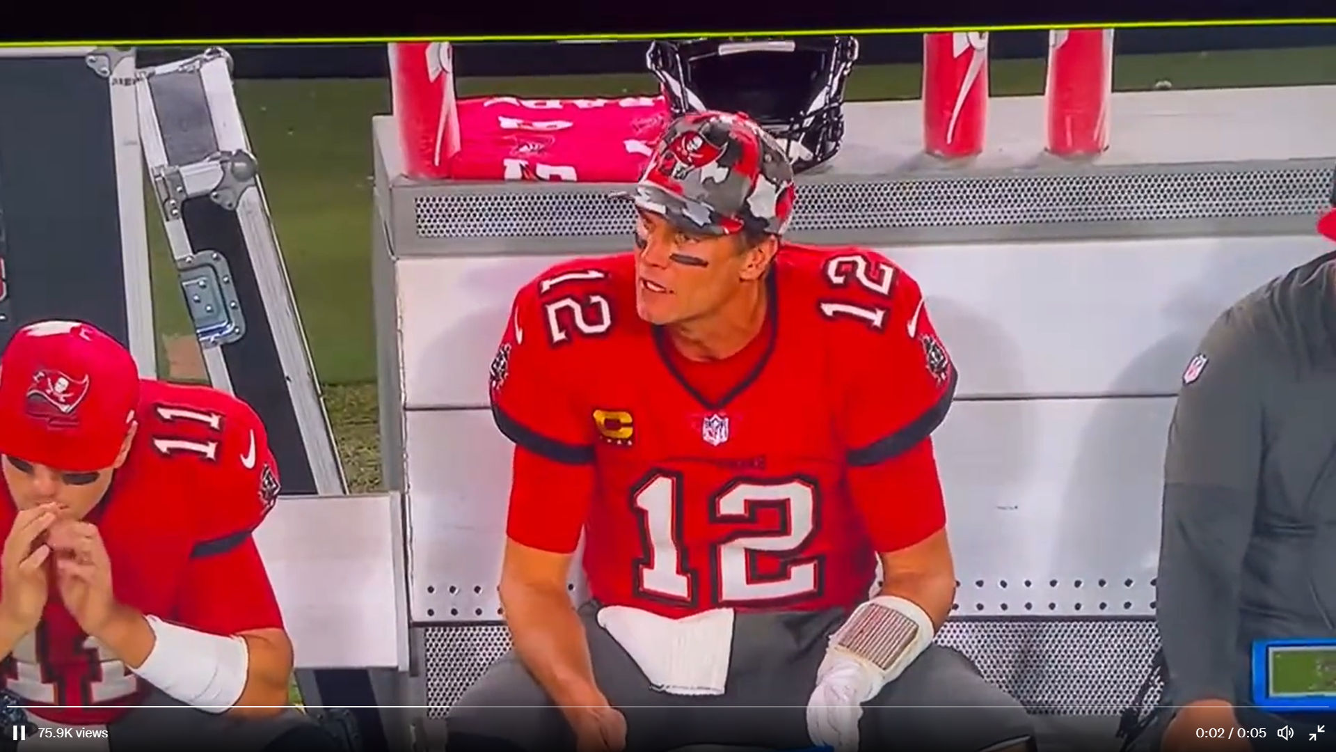 Tampa Bay Buccaneers’ Tom Brady ‘losing his mind’ at sideline during MNF game vs New Orleans Saints: Watch