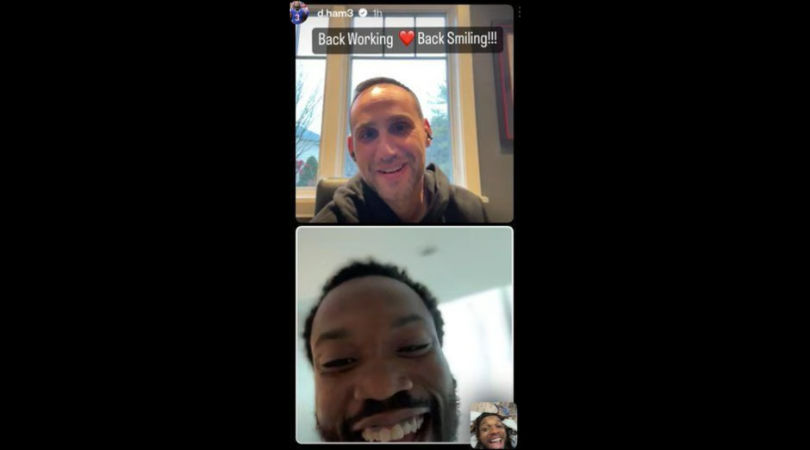 Damar Hamlin smiles in FaceTime call with Meek Mill, shares Instagram post