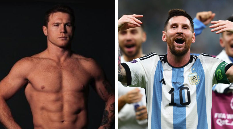 Canelo Alvarez trolled for threatening Lionel Messi  after Argentina star appeared to kick Mexico shirt