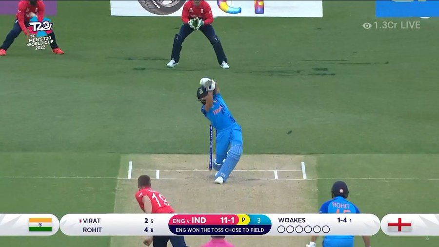 Virat Kohli welcomes Chris Woakes with a beautiful six in T20 World Cup 2022 semifinal: Watch