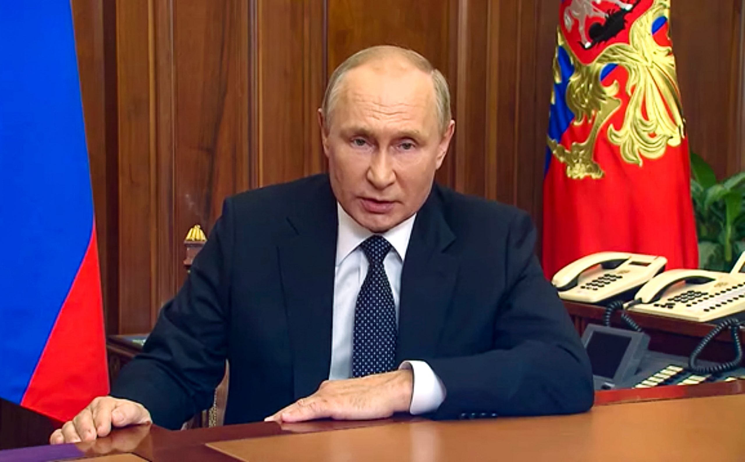 Putin announces partial mobilisation of 300,000 troops