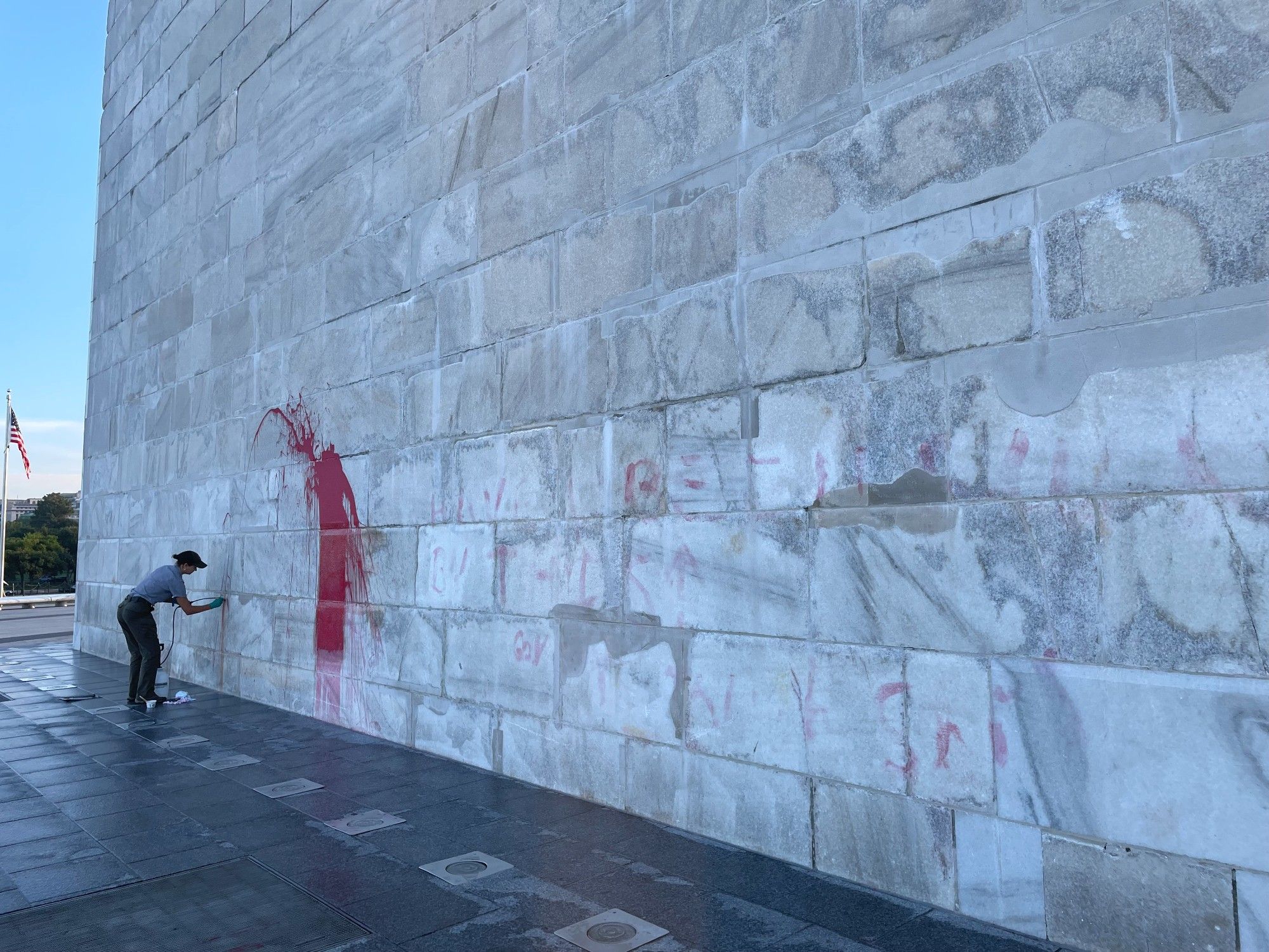 Washington Monument vandalized: All you need to know