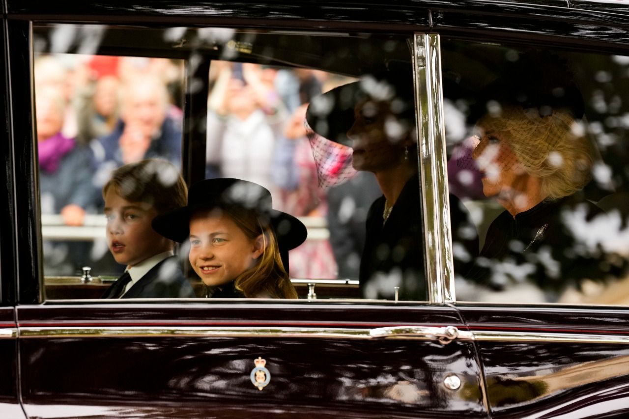 Queen Elizabeth II’s funeral: Princess Charlotte wears great-grandmother’s jewellery