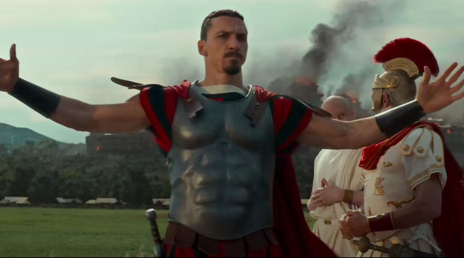 Zlatan Ibrahimovic plays Roman soldier Antivirus in new Asterix and Obelix movie: Watch