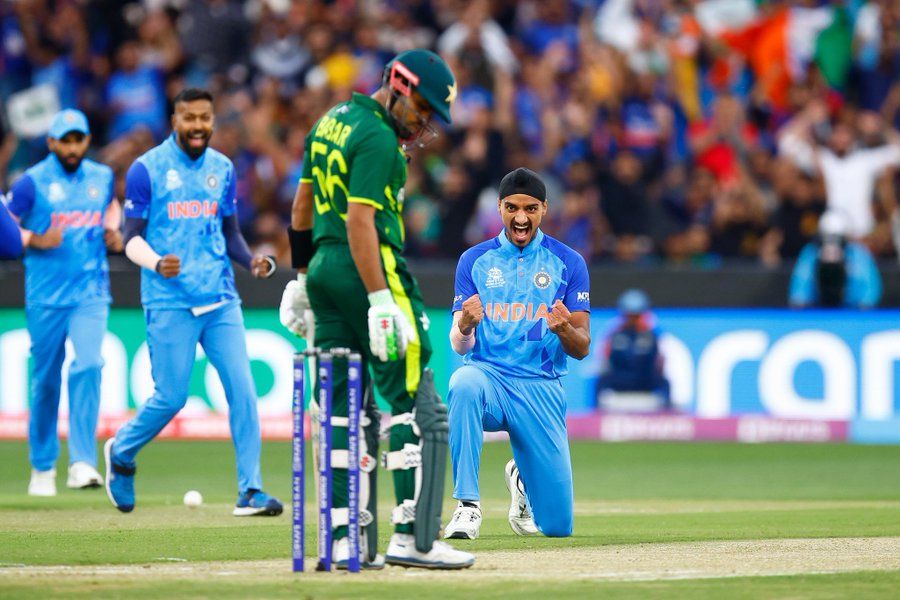 India’s Arshdeep Singh dismisses Pakistan’s Babar Azam for duck on his maiden T20 World cup ball: Watch