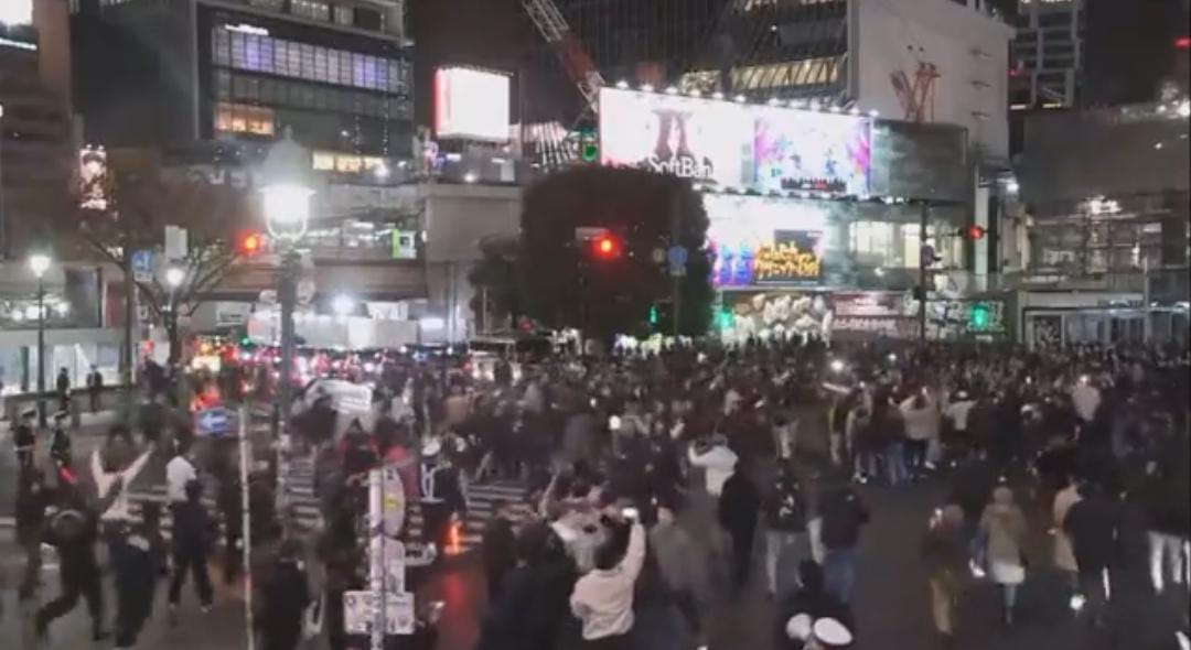 Watch: Japan fans swarm the streets to celebrate win over Germany in FIFA World Cup