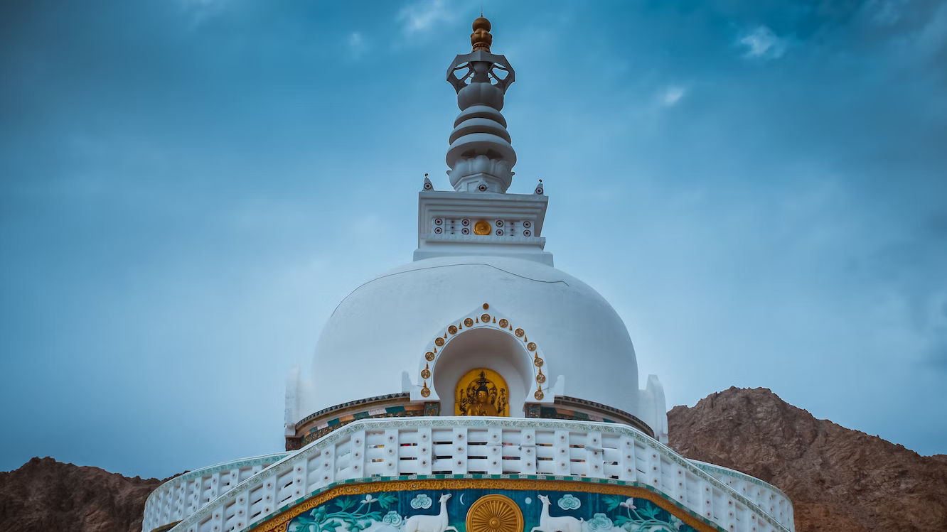 Amazon Quiz: This is the Shanti Stupa. It is located in which of these places?