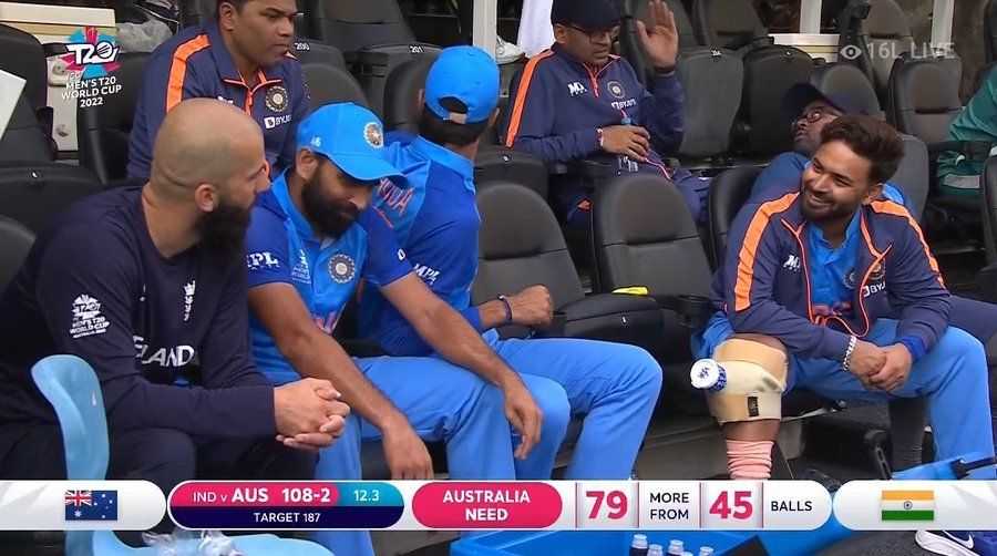 Moeen Ali spotted in Indian dugout during warm up match vs Australia. See pics