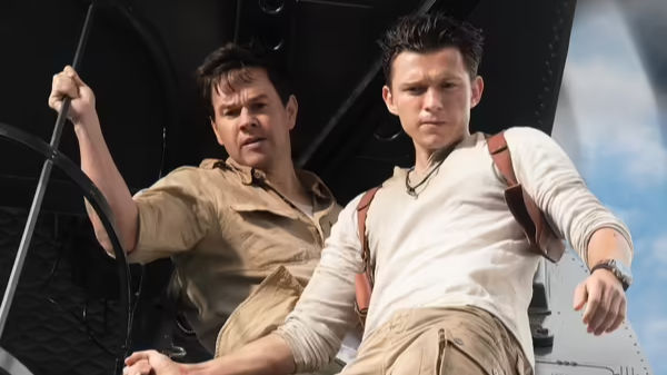 Watch Tom Holland get back in action as Nathan Drake in Uncharted