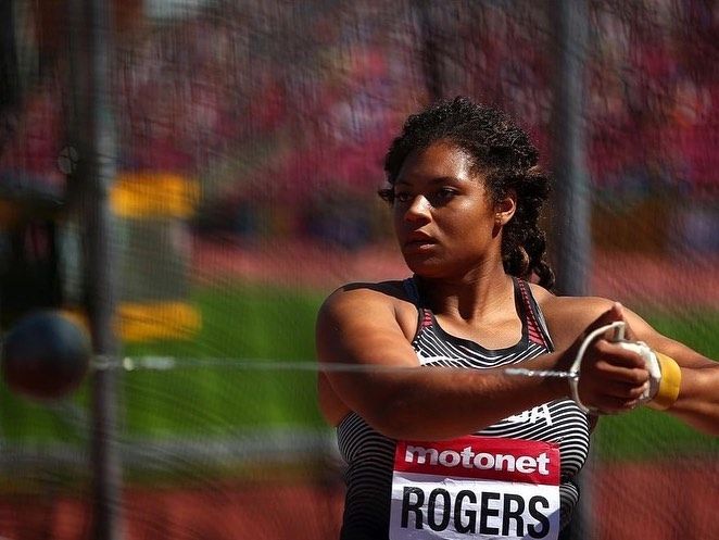 Who is Camryn Rogers, Canadian athlete who set a new Commonwealth Games record?