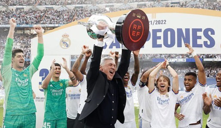 With La Liga title, Real Madrid’s Carlo Ancelotti makes footballing history