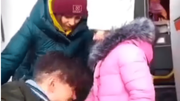 Watch: Ukrainian man bids goodbye to family as Russia mounts invasion