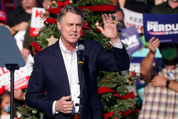 David Perdue, GOP’s lead for Georgia Governor polls, tests positive for COVID