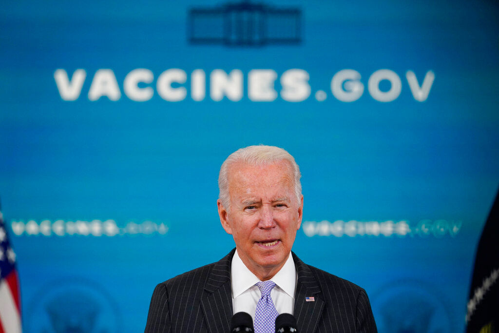 Biden pledges 500 mn home tests, 1000 military doctors deployed for help
