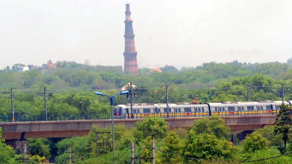 Around 47,600 people travelled by Delhi metro between 7 am and 11 am today