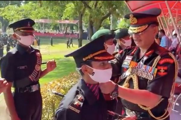 Pulwama hero’s widow dons army uniform two years after his death. Watch