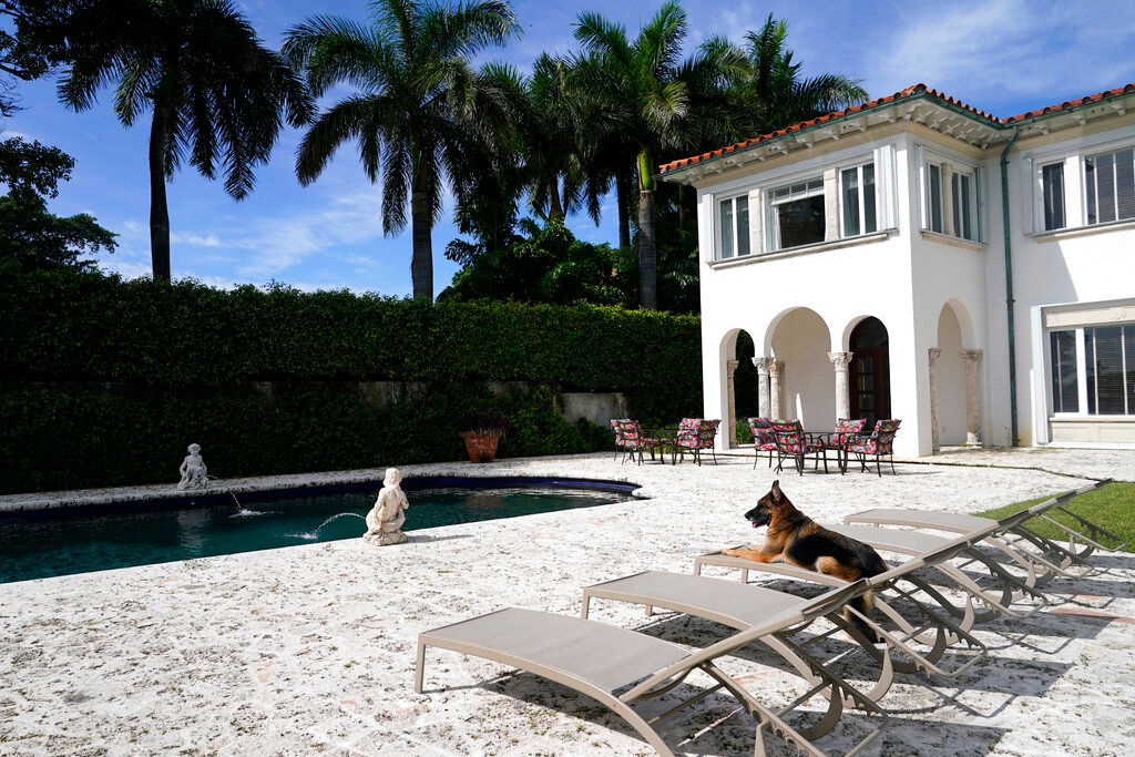 Millionaire pooch selling Miami villa once owned by Madonna