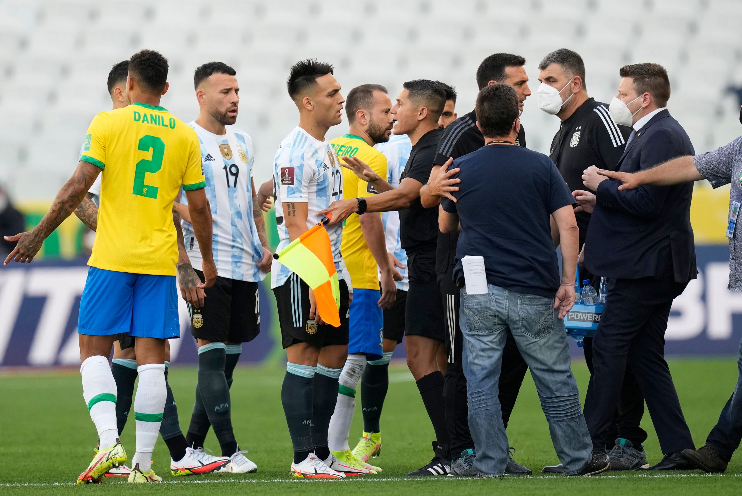 Health agency blames football bodies, CONMEBOL for chaos at Brazil, Argentina match