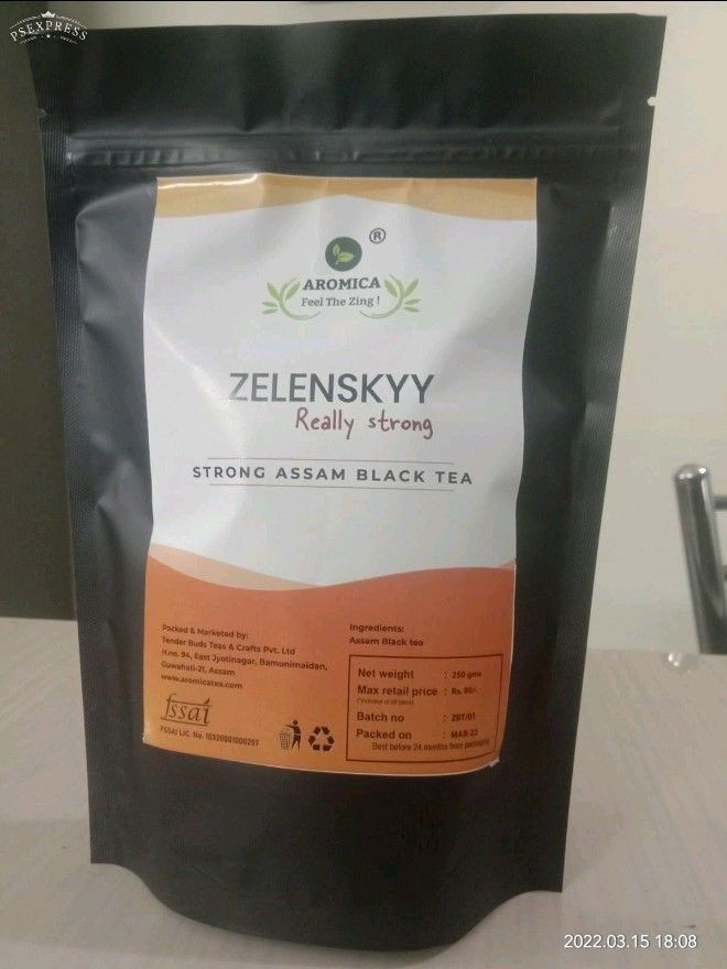 Tea named after Ukrainian President Volodymyr Zelensky to ‘honour his valour’