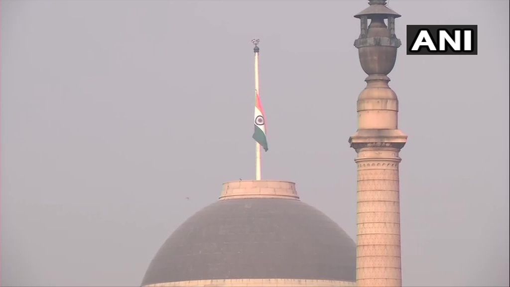 National flags at Rashtrapati Bhawan, Parliament fly at half-mast after death of Ram Vilas Paswan