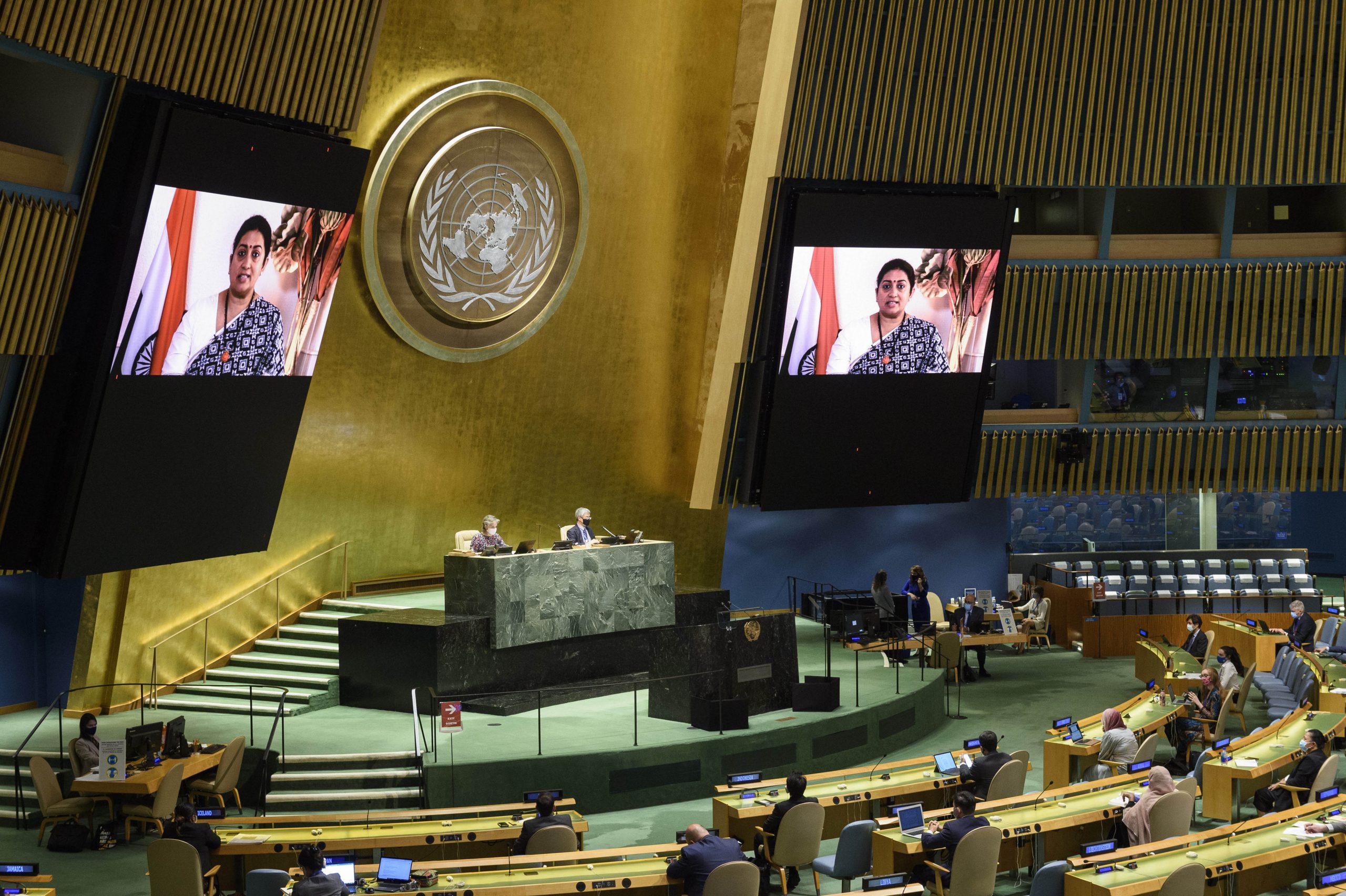 From ‘womens development to women-led development’ under PM Modi: Smriti Irani at UN