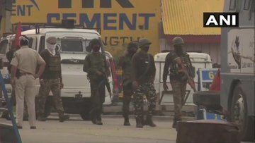 1 police officer dead, 3 terrorists killed during an encounter in Srinagar’s Pantha Chowk